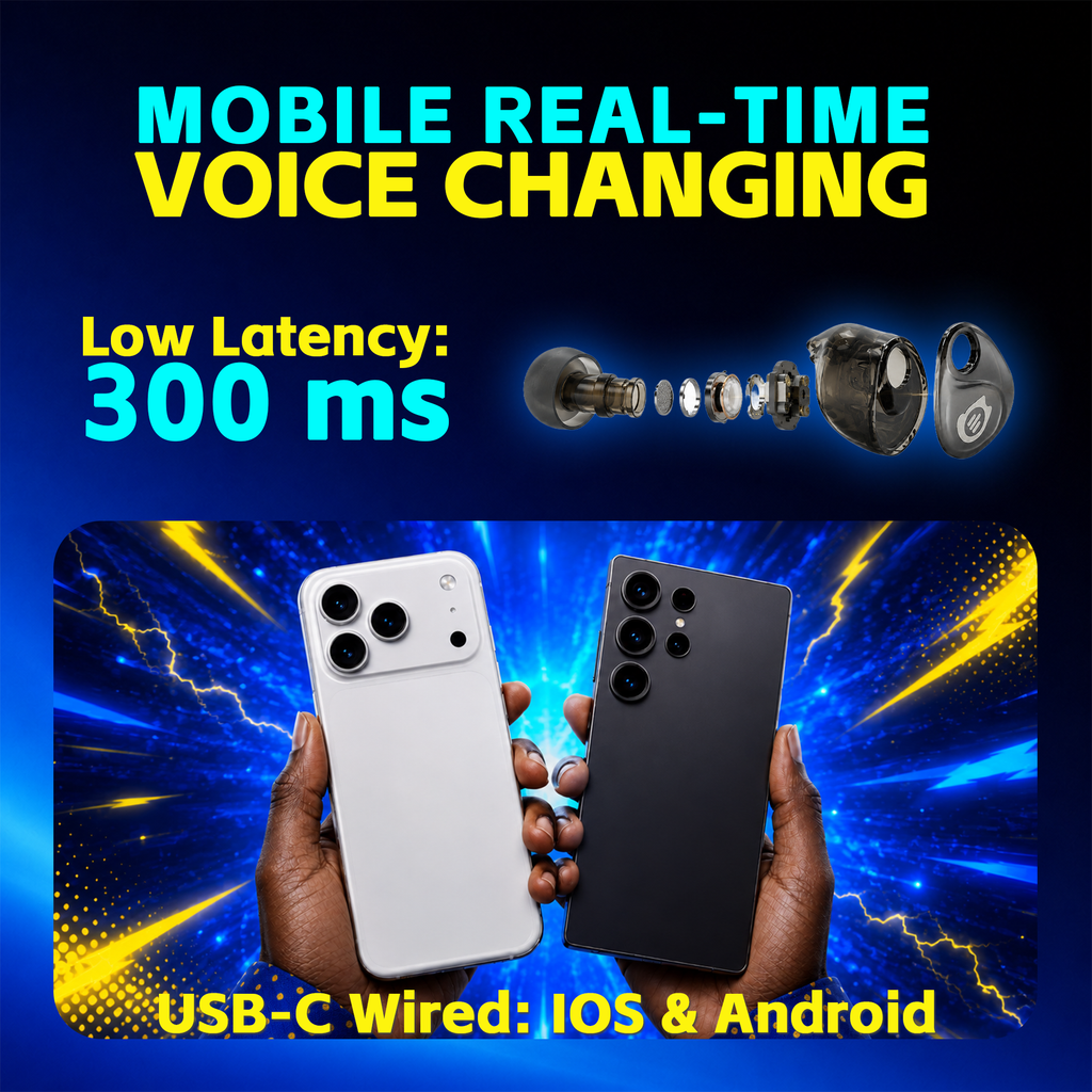 Dubbing AI Voice Changing Earbuds: Real-Time AI Voice Changer for iOS & Android